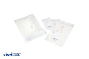 4 SteriClin Papierbeutel mit Seitenfalte zur Lagerung von medizinischen Instrumenten in unterschiedlichen Größen