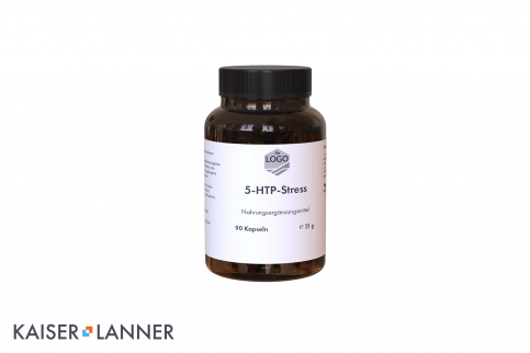 White Label - 5-HTP-Stress Kapseln Nahrungsergänzungsmittel