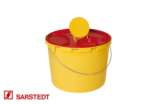 Sarstedt Kanülenabwurfbehälter Multi-Safe Medi 11l mit Bügel