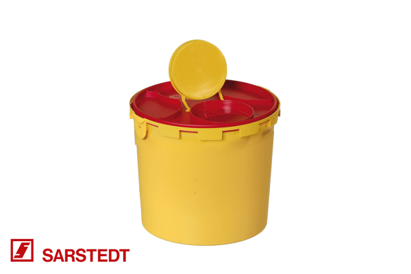 Sarstedt Kanülenabwurfbehälter Multi-Safe Medi 6l ohne Bügel