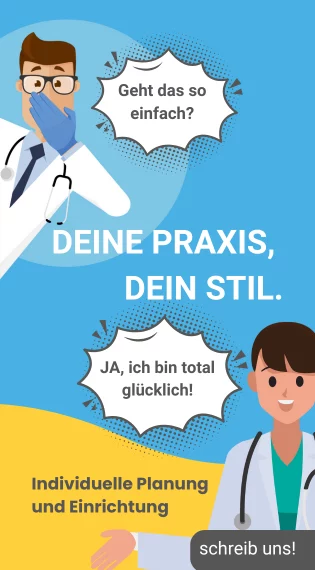 Flyer für individuelle Praxiseinrichtung