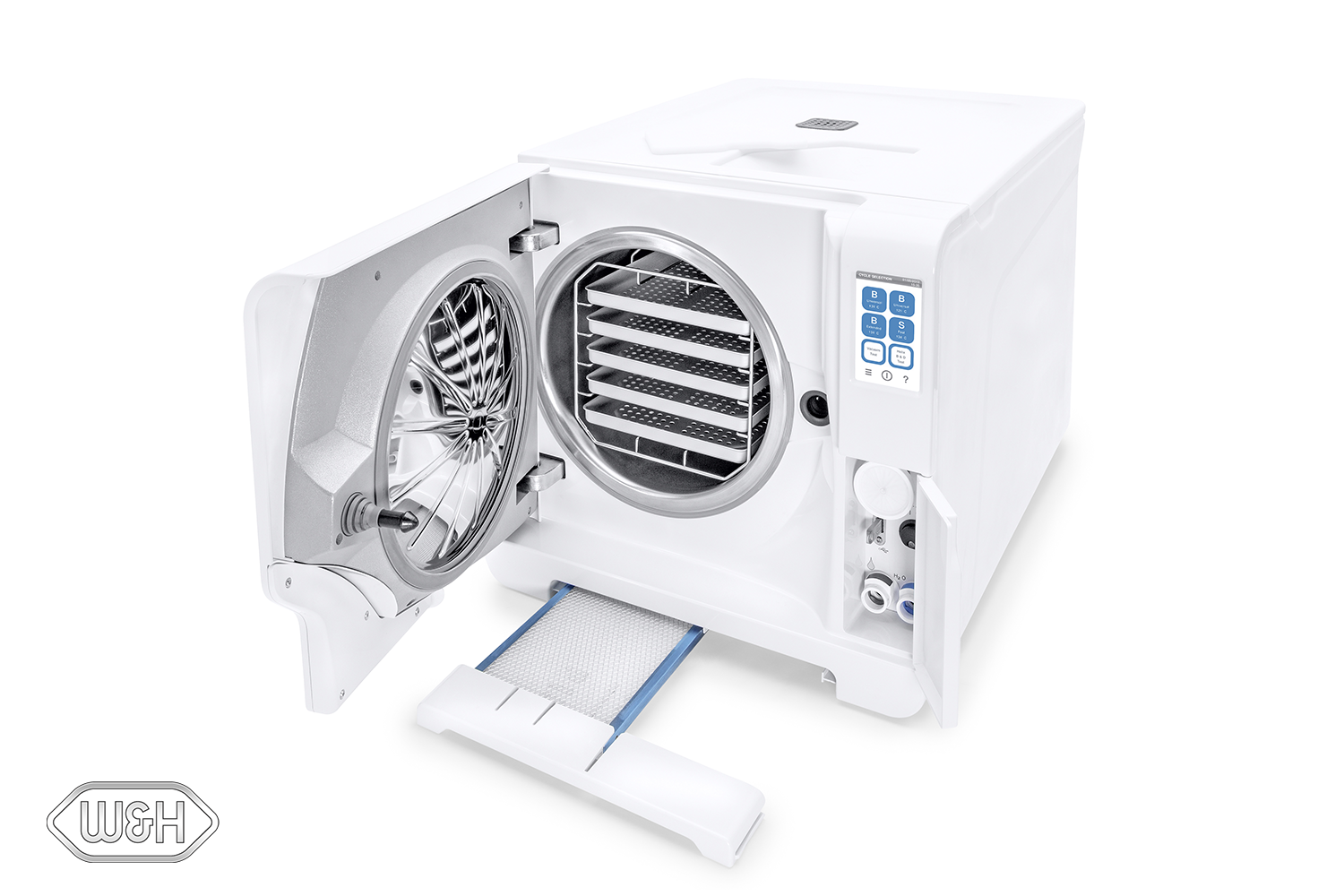 LISA Remote Plus Sterilisator mit geöffneter Klappe von W&H