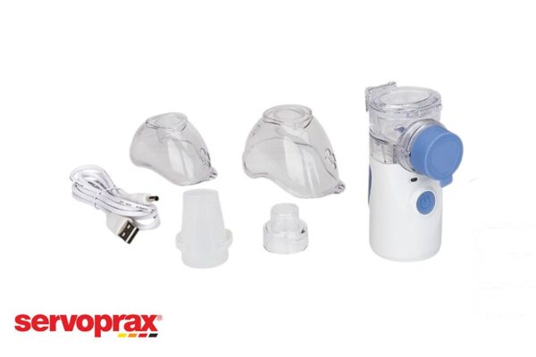 Ultraschall Inhalationsgerät Mini Set mit Masken und Anschlüssen