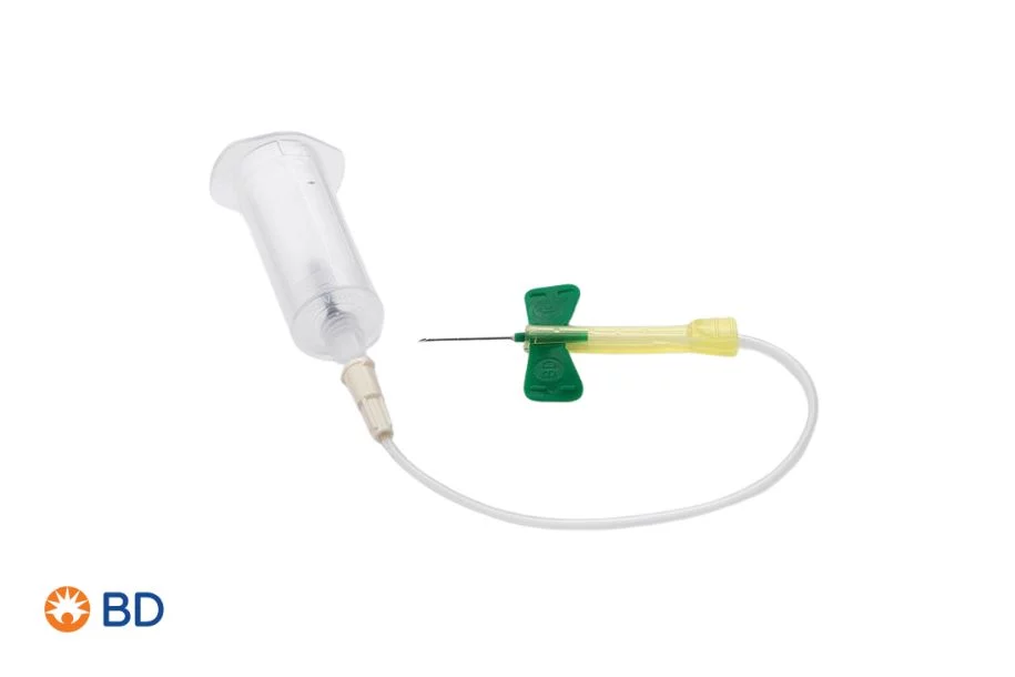 BD Vacutainer Safety-Lok Blutentnahmeset Nahaufnahme
