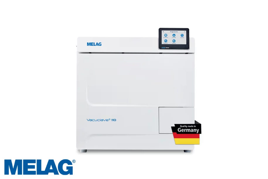 Vacuclave Pro Line 118 Dampfsterilisator geschlossene Tür